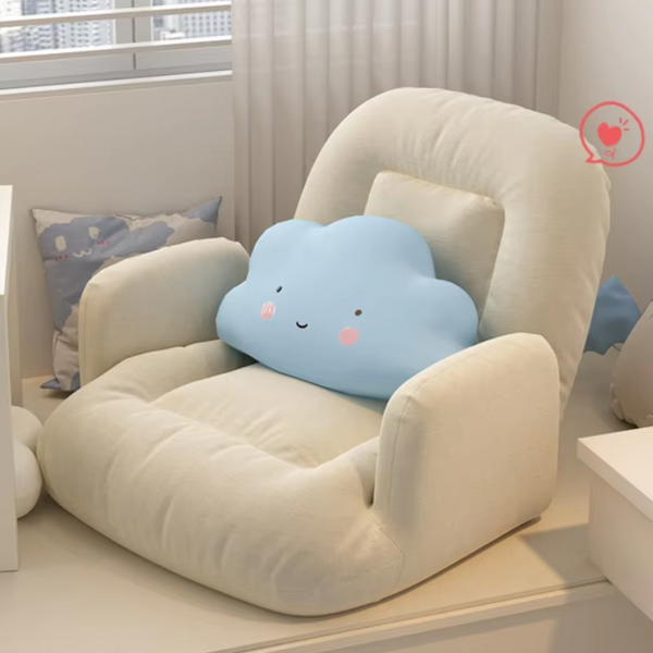 Folding Living Room Sofas Adjustment 1 Person Armchair Couch Comfortable Lazy Sofa Chaise Lounge Balcony Backrest Tatami Sofa