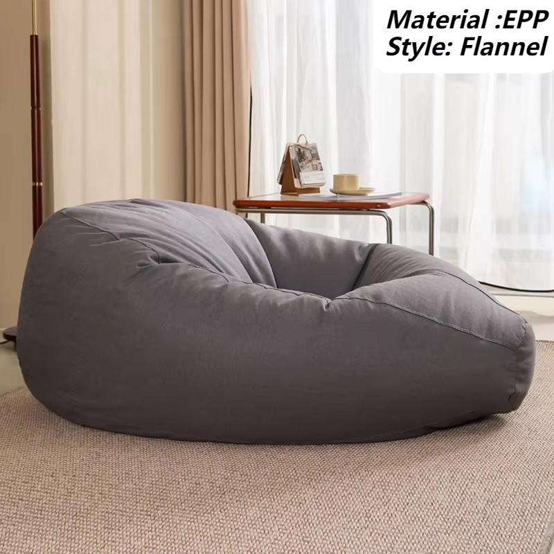 EPP Bean Bag Sofas Giant 1-persons Pouffe Sofa Living Room Relaxing Lazy Sofa Comfortable Beanbag Sofas Simple Home Furniture