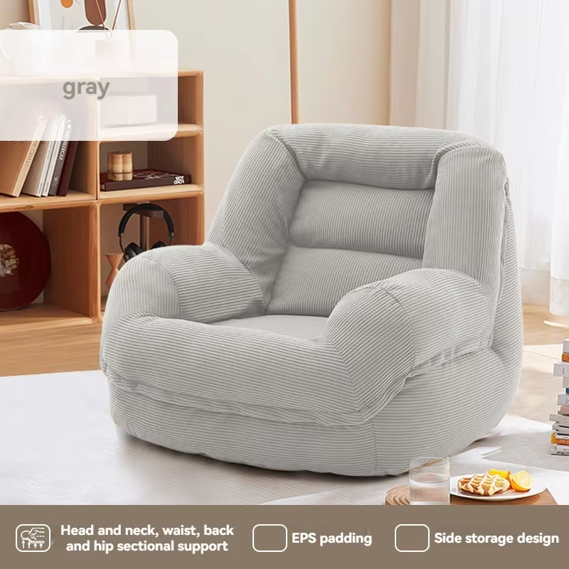 New model Household Goods Wowo Sofa Lazy Sofa Bean Bag Tatami Balcony Bedroom Sleepable Sofa Fabric Sofa  premium