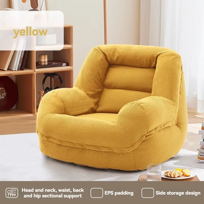 New model Household Goods Wowo Sofa Lazy Sofa Bean Bag Tatami Balcony Bedroom Sleepable Sofa Fabric Sofa  premium