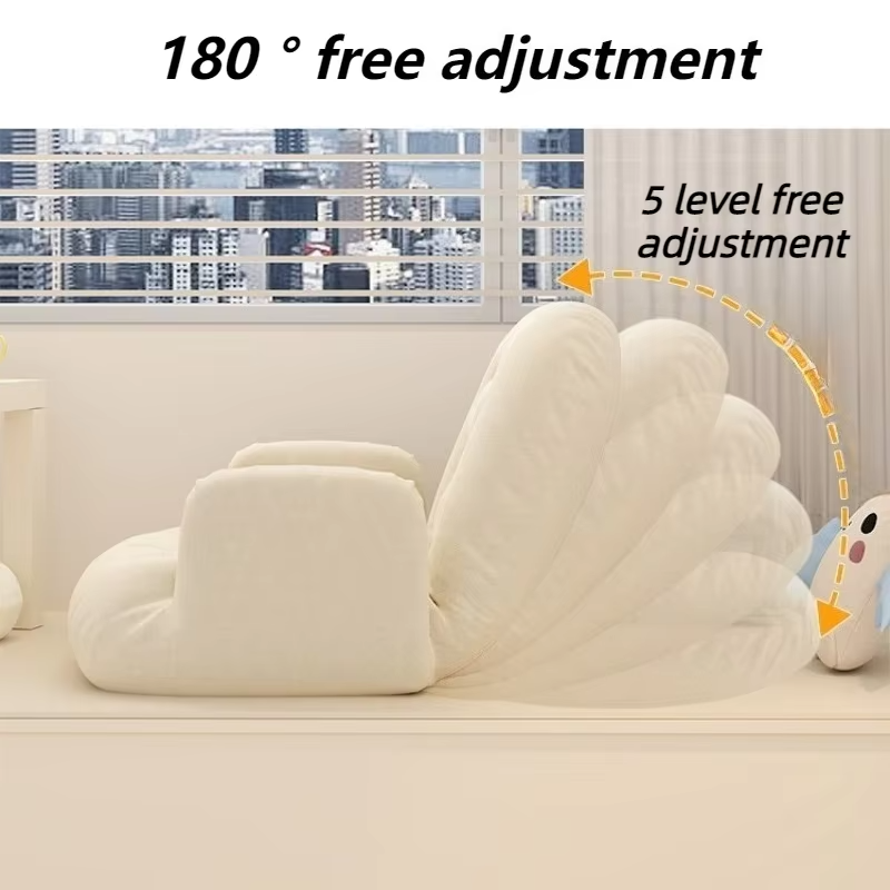 Folding Living Room Sofas Adjustment 1 Person Armchair Couch Comfortable Lazy Sofa Chaise Lounge Balcony Backrest Tatami Sofa
