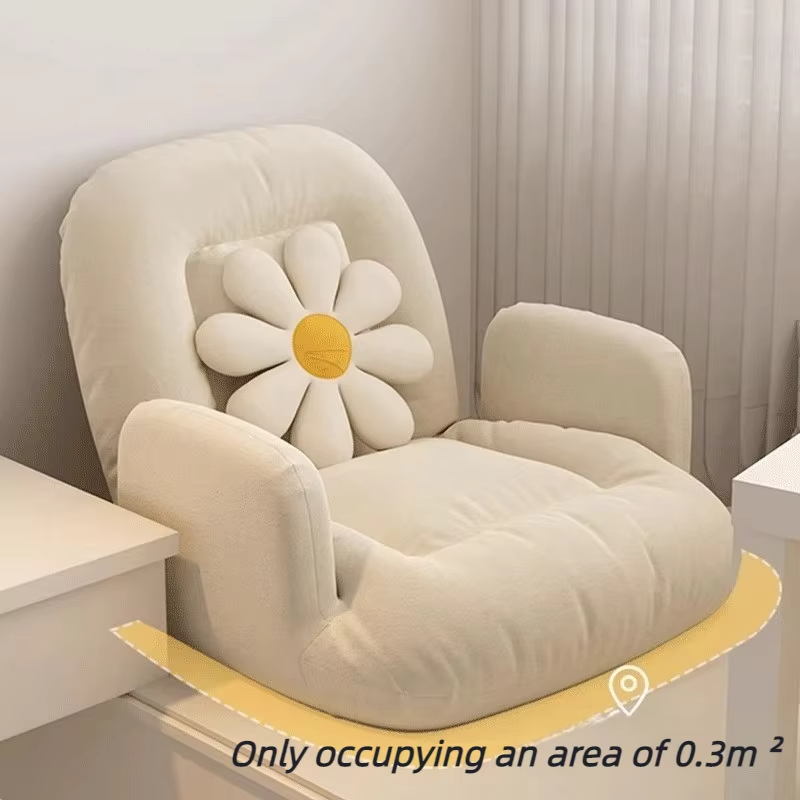 Folding Living Room Sofas Adjustment 1 Person Armchair Couch Comfortable Lazy Sofa Chaise Lounge Balcony Backrest Tatami Sofa