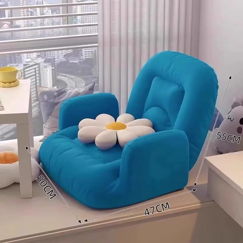 Folding Living Room Sofas Adjustment 1 Person Armchair Couch Comfortable Lazy Sofa Chaise Lounge Balcony Backrest Tatami Sofa