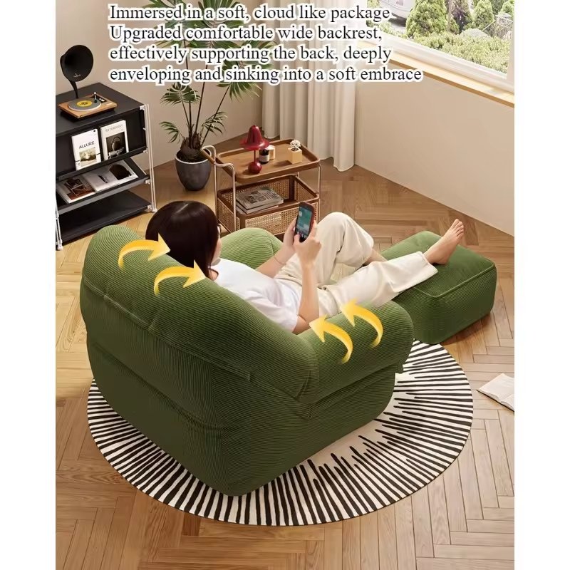 Lazy sofa nest sofa living room reclining sleeping tatami bedroom reading single small sofa leisure recliner
