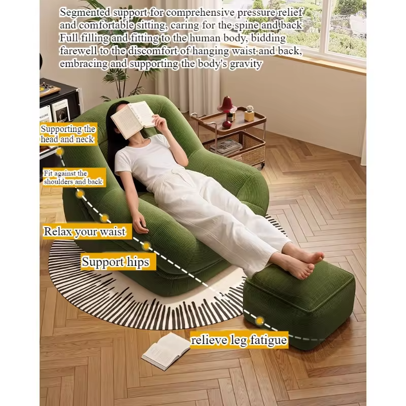 Lazy sofa nest sofa living room reclining sleeping tatami bedroom reading single small sofa leisure recliner