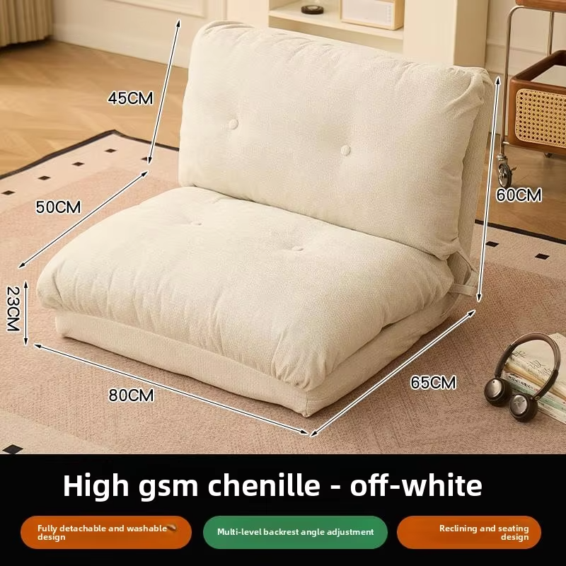 Lazy sofa reclining sleeping bedroom bedside tatami double chair balcony living room single folding small sofa premium