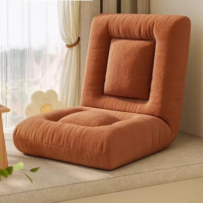Modern Lazy sofa tatami seat folding single small sofa balcony bay window recliner back chair