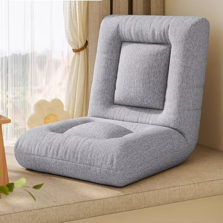 Modern Lazy sofa tatami seat folding single small sofa balcony bay window recliner back chair