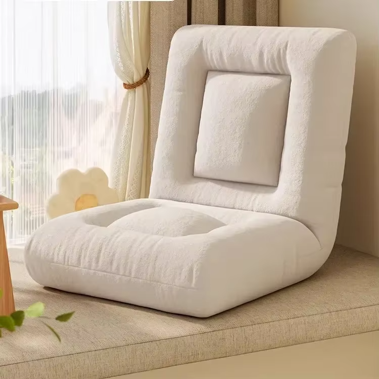 Modern Lazy sofa tatami seat folding single small sofa balcony bay window recliner back chair
