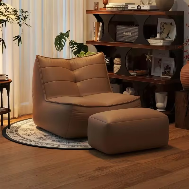 Lazy sofa, single tatami bed, bedroom balcony, living room, leisure bean bag sofa