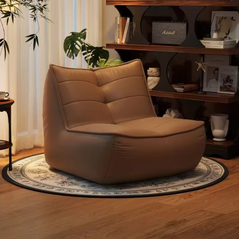 Lazy sofa, single tatami bed, bedroom balcony, living room, leisure bean bag sofa