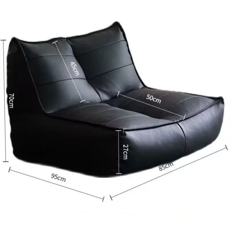 Lazy sofa, single tatami bed, bedroom balcony, living room, leisure bean bag sofa