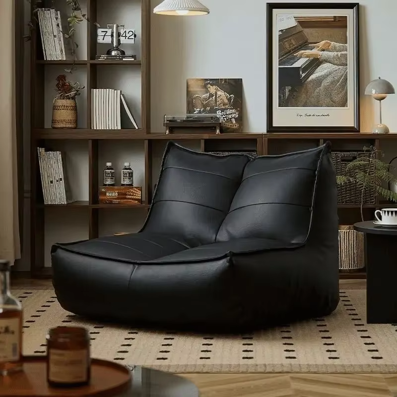 Lazy sofa, single tatami bed, bedroom balcony, living room, leisure bean bag sofa