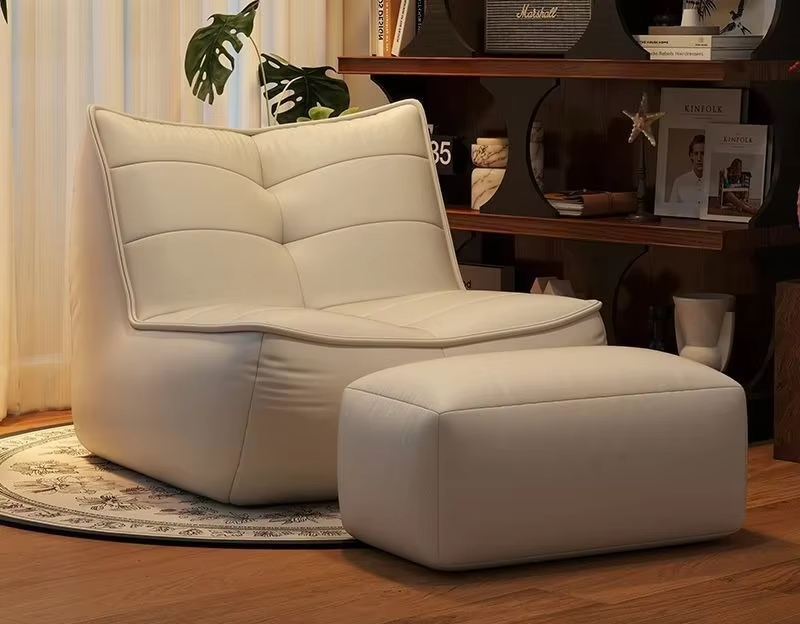 Lazy sofa, single tatami bed, bedroom balcony, living room, leisure bean bag sofa