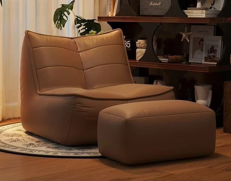 Lazy sofa, single tatami bed, bedroom balcony, living room, leisure bean bag sofa