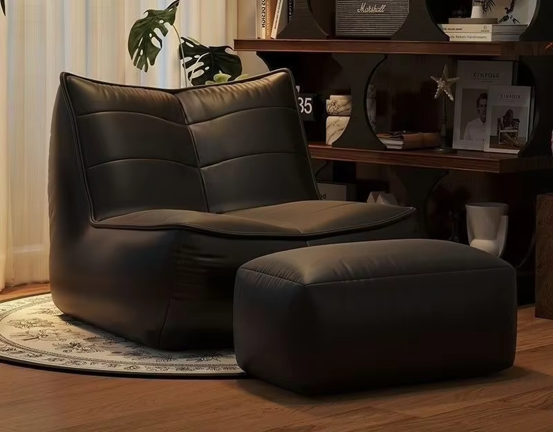 Lazy sofa, single tatami bed, bedroom balcony, living room, leisure bean bag sofa