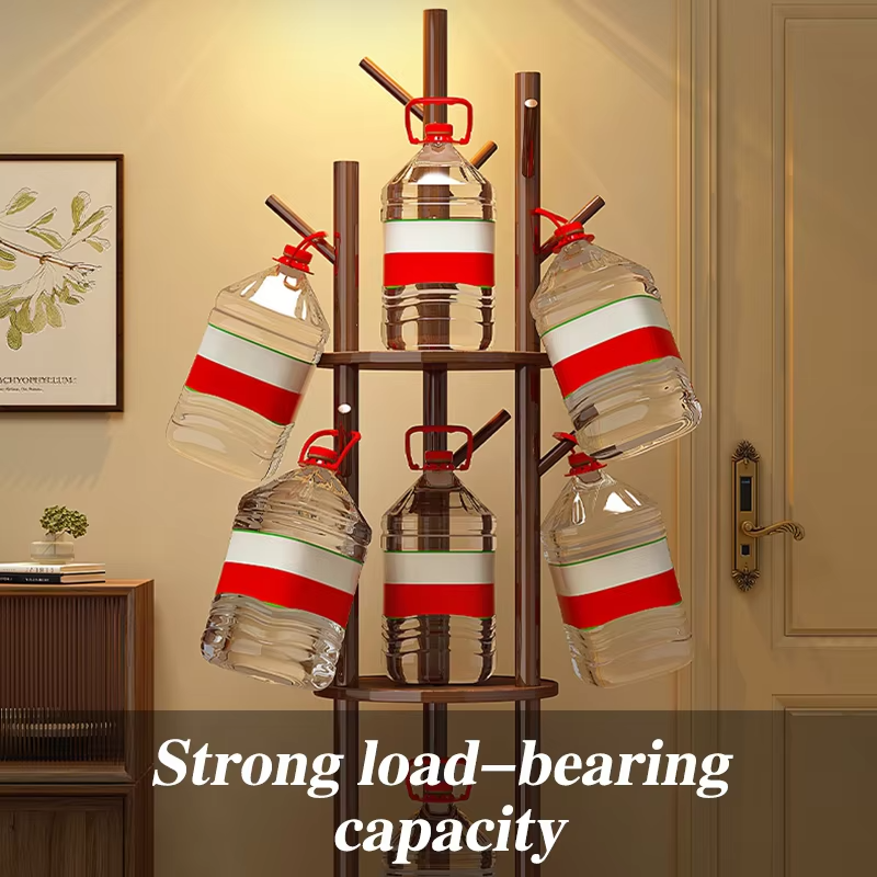 Wooden Coat Racks Luxury Rotating Clothes Hanger Standing Floor Coat Rack Living Room Organizer Clothing Hangers Aesthetic Shelf