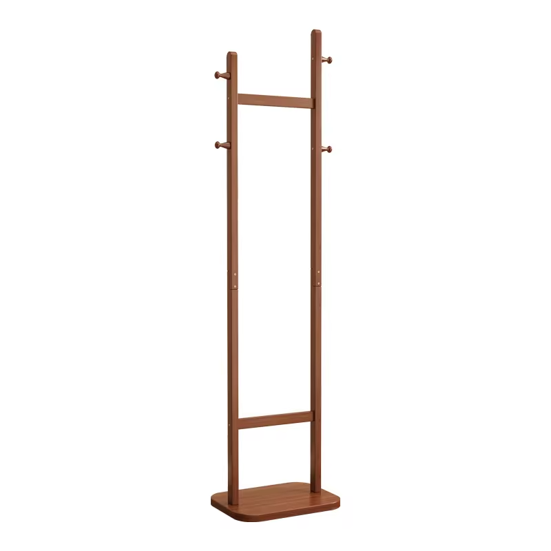 Light Luxury Vertical Freestanding Coat Rack | Indoor Clothes Storage & Drying Pole for Bedroom Household