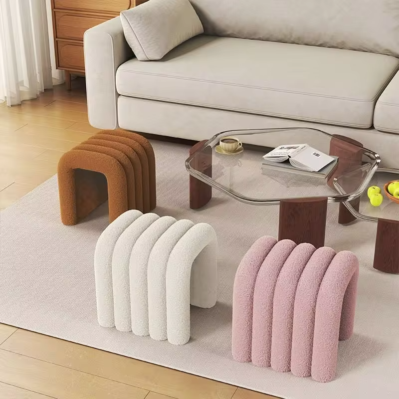 Creative Makeup Chair Bedroom Dressing Chair Nordic Makeup Stool Dining Chair Stool Home Decor Shoe-Changing Stool Pratical