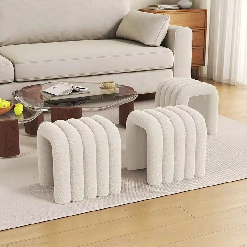 Creative Makeup Chair Bedroom Dressing Chair Nordic Makeup Stool Dining Chair Stool Home Decor Shoe-Changing Stool Pratical