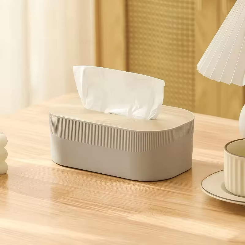 Arched Tissue Box with Lid | Large Towel Dispenser, Oil Rubbed End, Suitable for Bathroom, Bedroom, Living Room, Dormitory
