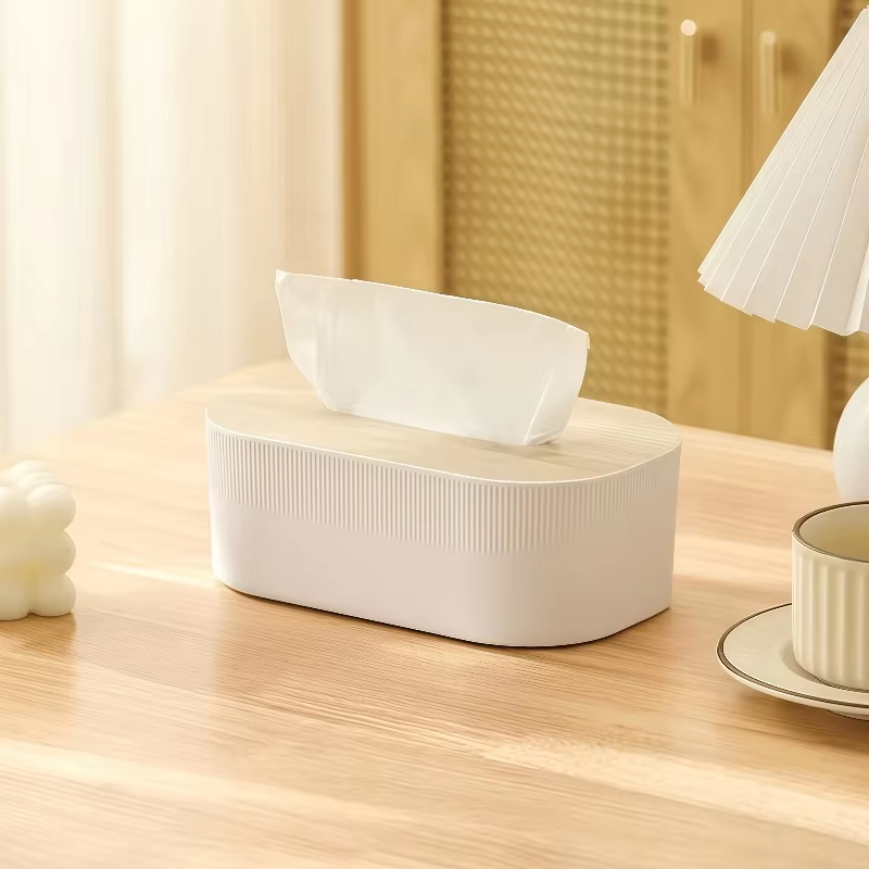 Arched Tissue Box with Lid | Large Towel Dispenser, Oil Rubbed End, Suitable for Bathroom, Bedroom, Living Room, Dormitory