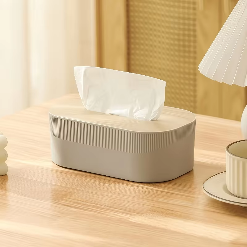 Arched Tissue Box with Lid | Large Towel Dispenser, Oil Rubbed End, Suitable for Bathroom, Bedroom, Living Room, Dormitory