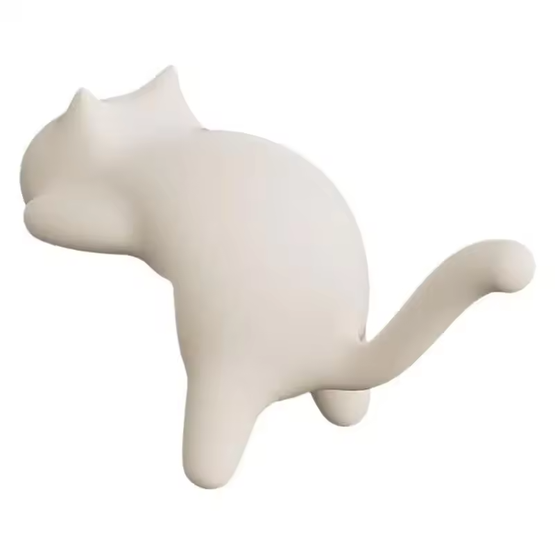 [E] Cute Portable Cat Bag Hook Hanger Table Hook Handbag Backpack Travel Bag Organizer Holder Home Office Decor Desk Side Hooks
